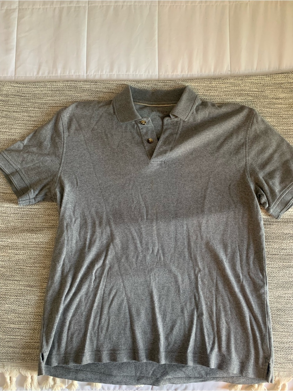 Van Heusen Men's Grey Polo Shirt